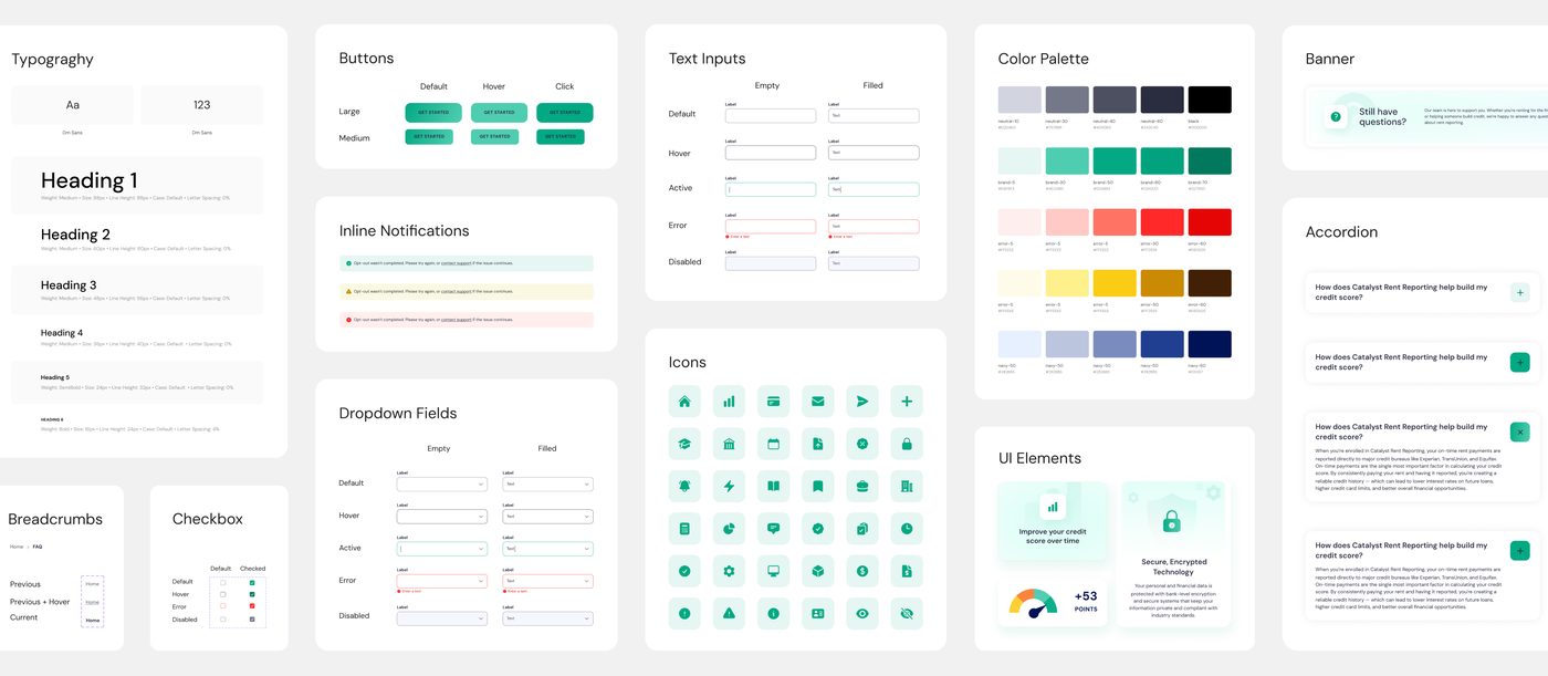 Catalyst design system and component library