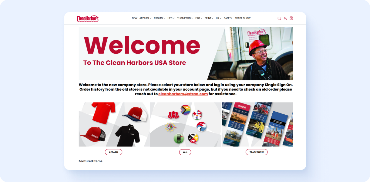 Clean Harbors USA home page