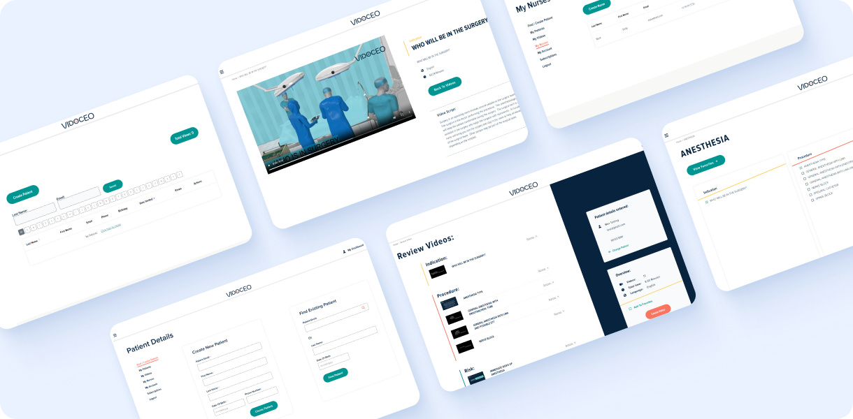 Vidoceo Collage of screenshots