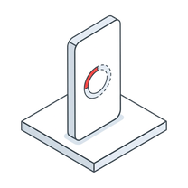 Icon for a shopper who leaves before the page arrives