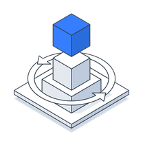 Icon for keeping the system current as the store grows
